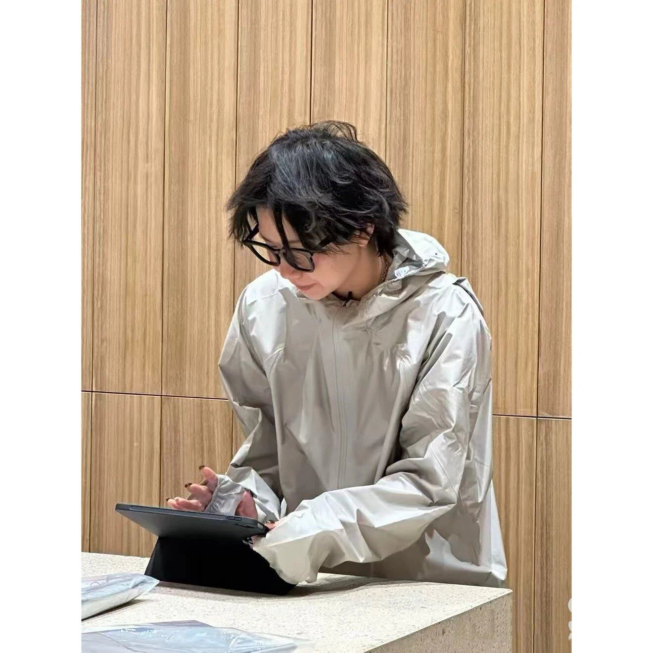 GDW稳赢 新款PERTEX 轻量越野跑半拉链连帽冲锋衣外套夹克男女