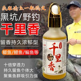 鱼饵料野钓鲤鱼鲫鱼专攻黑坑专用草鱼添加剂 千里香钓鱼小药秋季