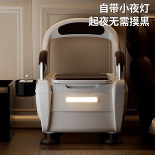 老年人加高加厚移动马桶残疾病人孕妇便携式 马桶椅坐便器家用老人