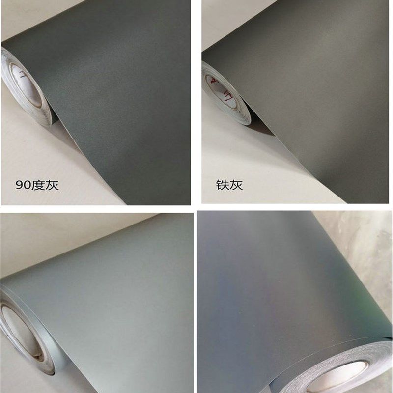 自粘纯色波音软片PVC装饰膜家具翻新墙贴展柜展览即时贴家私宝