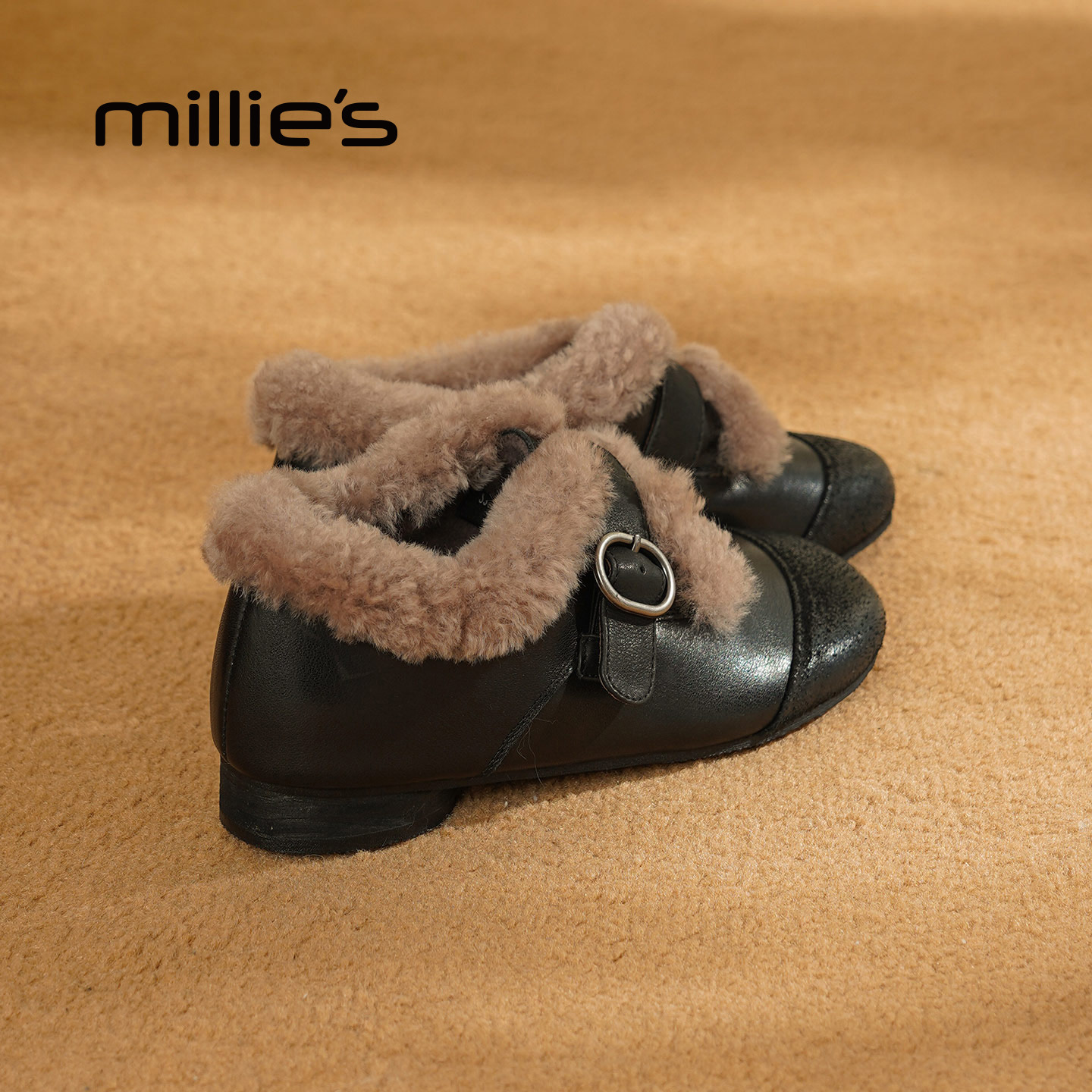 妙丽真皮复古乐福鞋巨好看