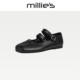 玛丽珍扣带森林小皮鞋 MILLIE 女C 气新款 分趾猪脚鞋 妙丽2026元