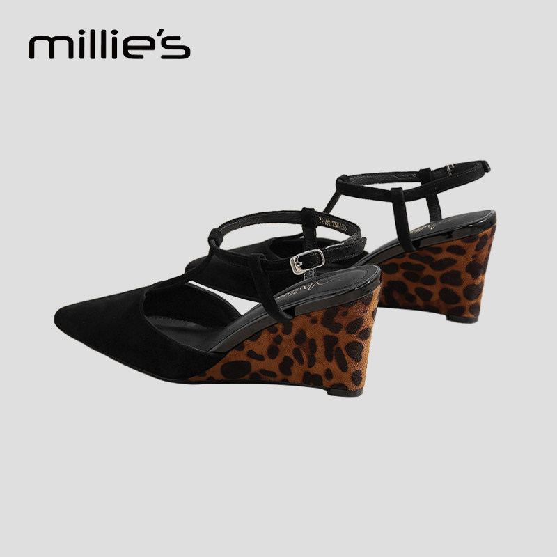 MILLIE'S/妙丽真皮勃肯鞋女