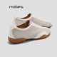 妙丽阿甘德训鞋 时尚 MILLIE 显瘦轻便舒适平底百搭透气休闲鞋 女Q