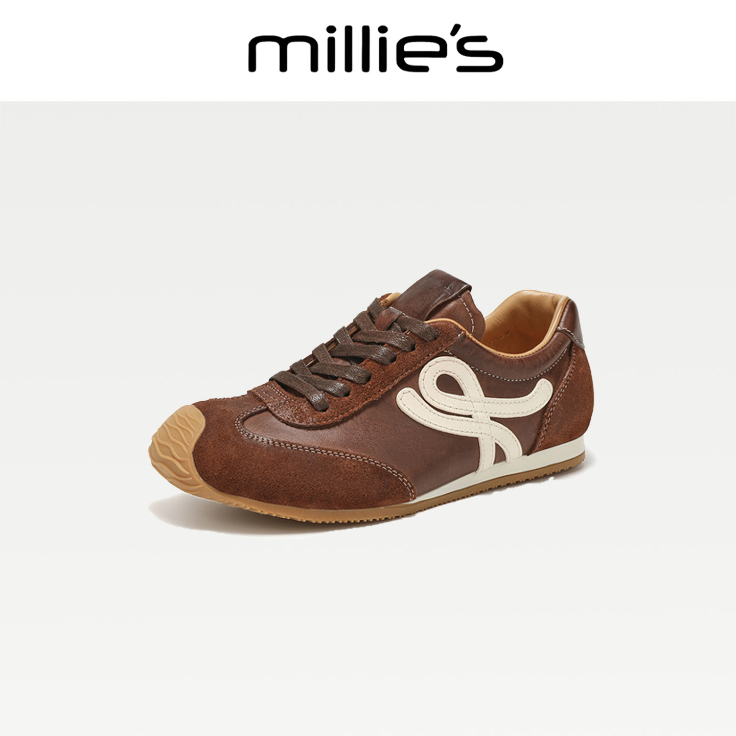 妙丽2025新款芭蕾舞复古德训鞋