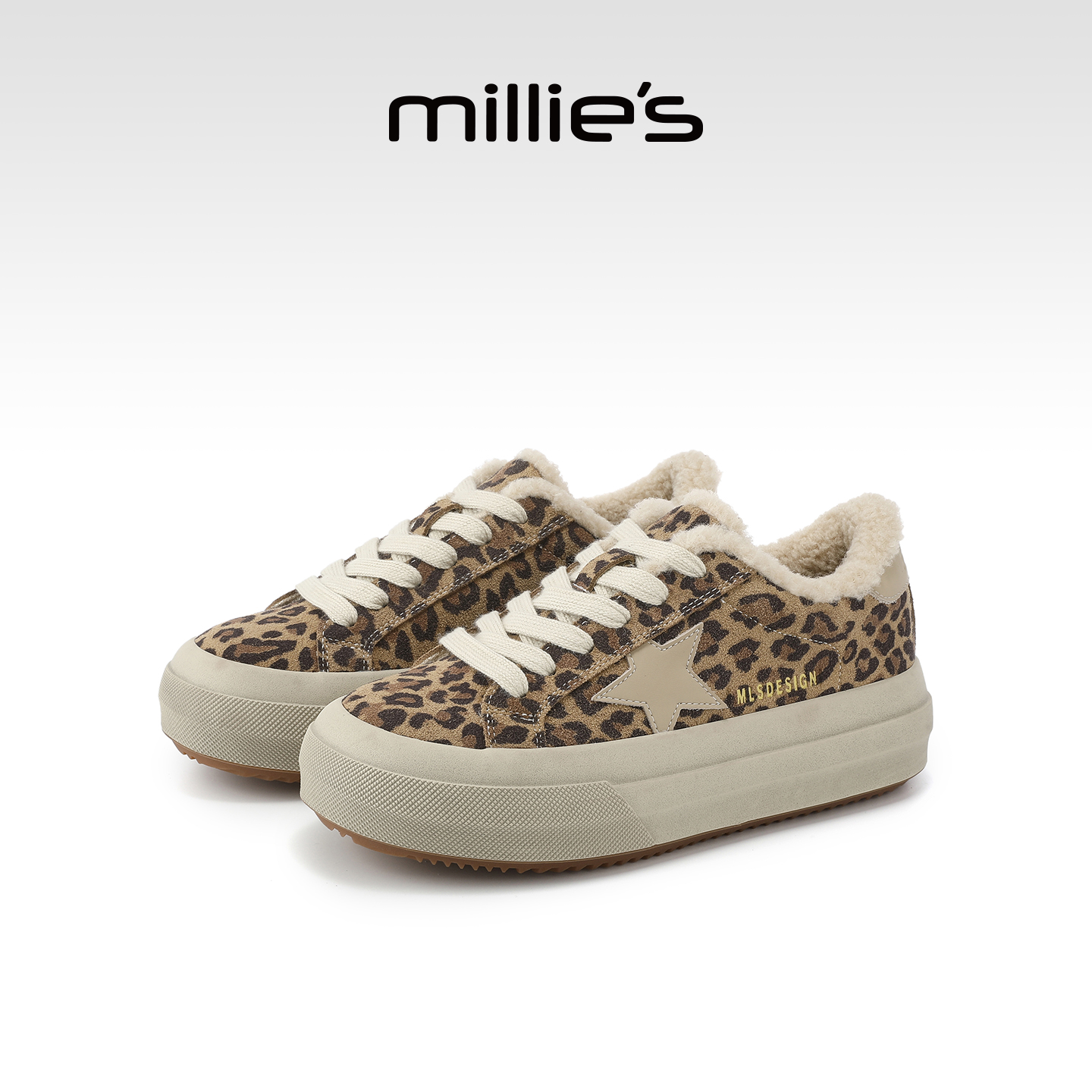 MILLIE'S妙丽秋冬星星板鞋巨好看