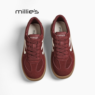 透气休闲鞋 妙丽德训鞋 复古芭蕾阿甘运动鞋 女2025新款 MILLIE