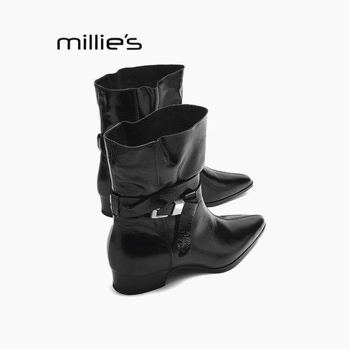 妙丽英伦复古时装靴巨好看