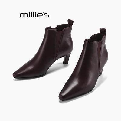 MILLIE'S妙丽尔西靴高跟鞋巨好看