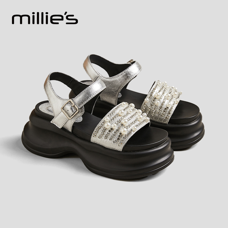MILLIE'S/妙丽厚底凉鞋