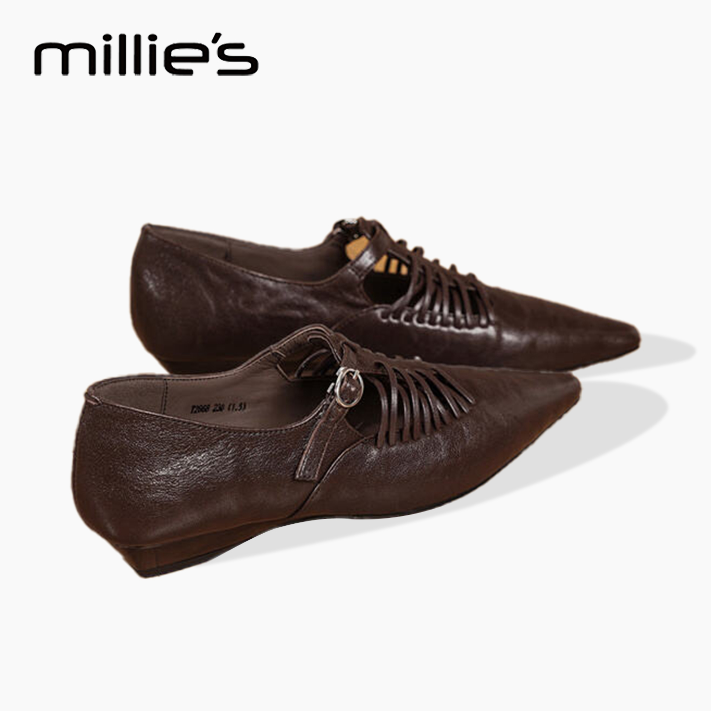 MILLIE'S/妙丽真皮玛丽珍鞋