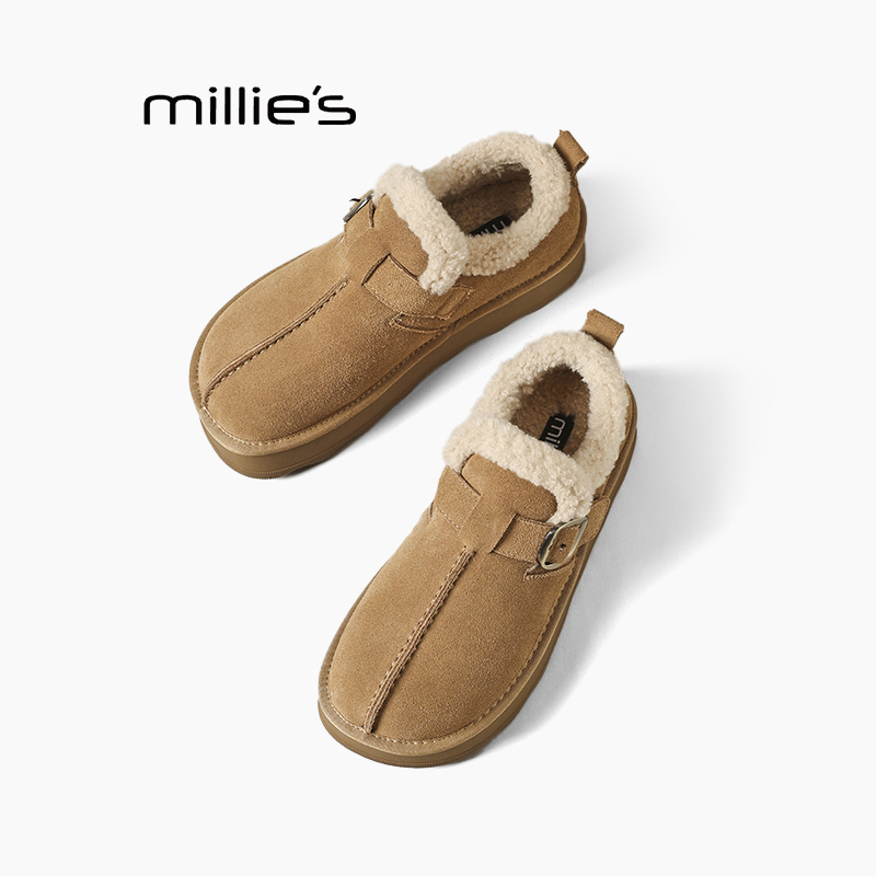 妙丽厚底毛毛鞋女巨好看