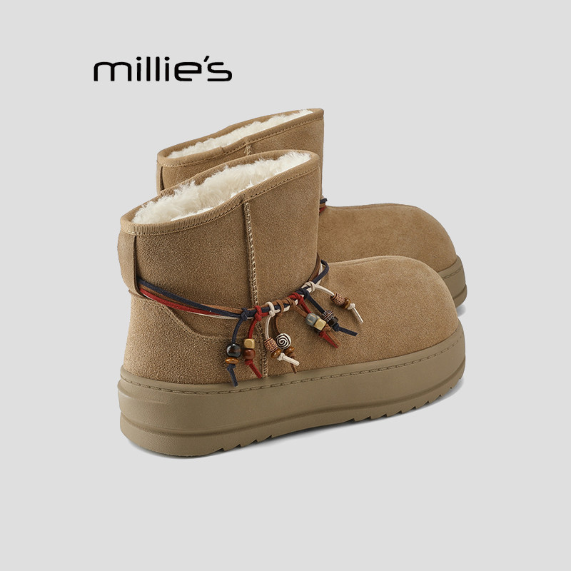 MILLIE'S/妙丽女鞋雪地靴巨好看