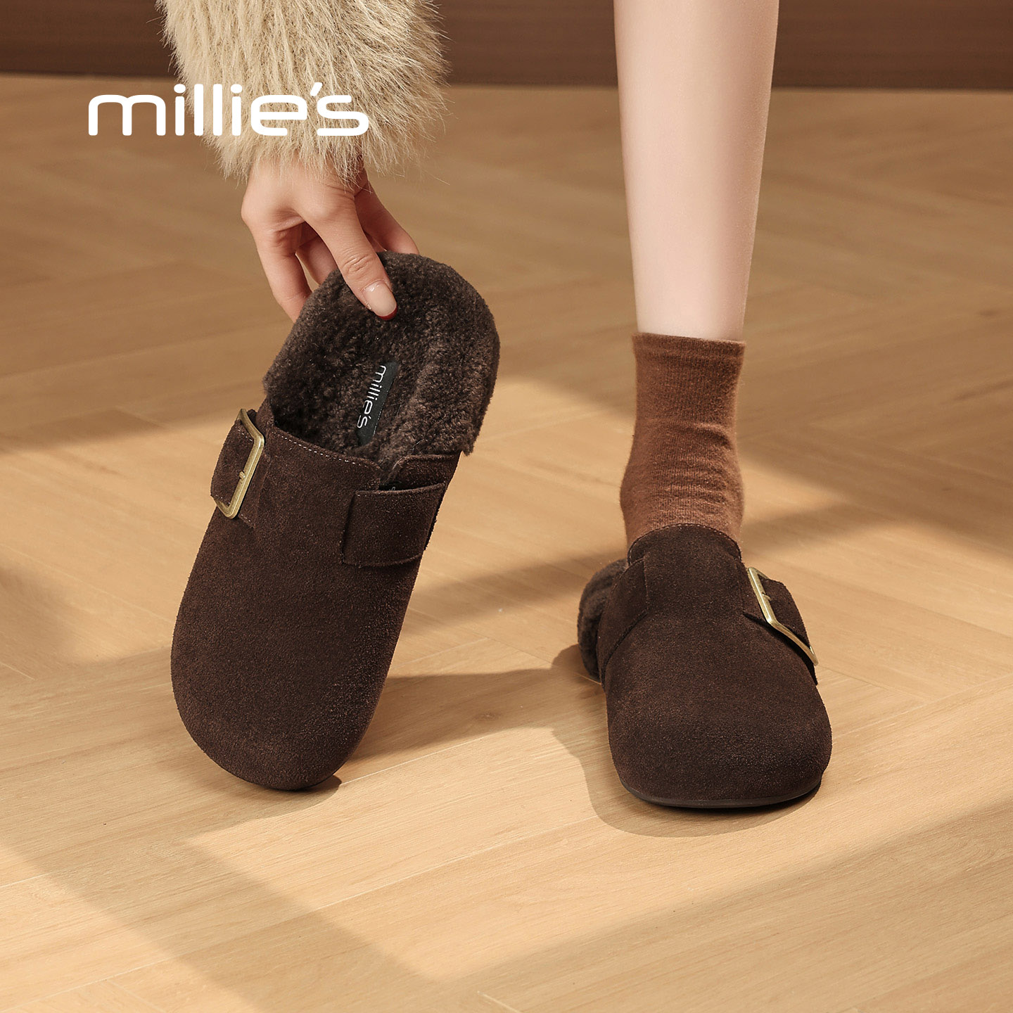 MILLIE'S/妙丽勃肯鞋女巨好看