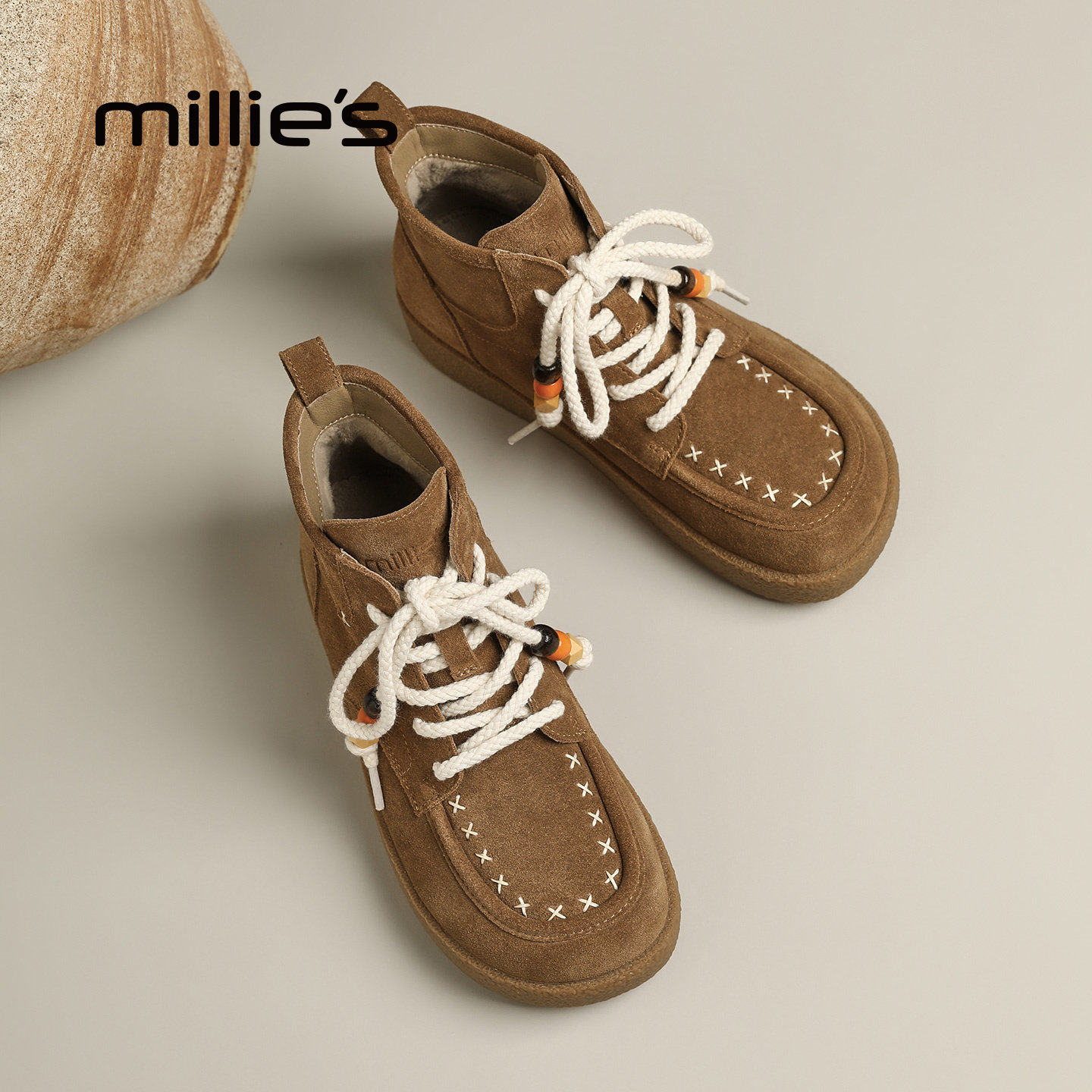 MILLIE'S/妙丽时尚复古休闲鞋