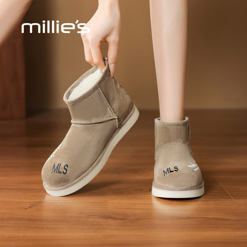 MILLIE'S妙丽真皮切尔西靴巨好看