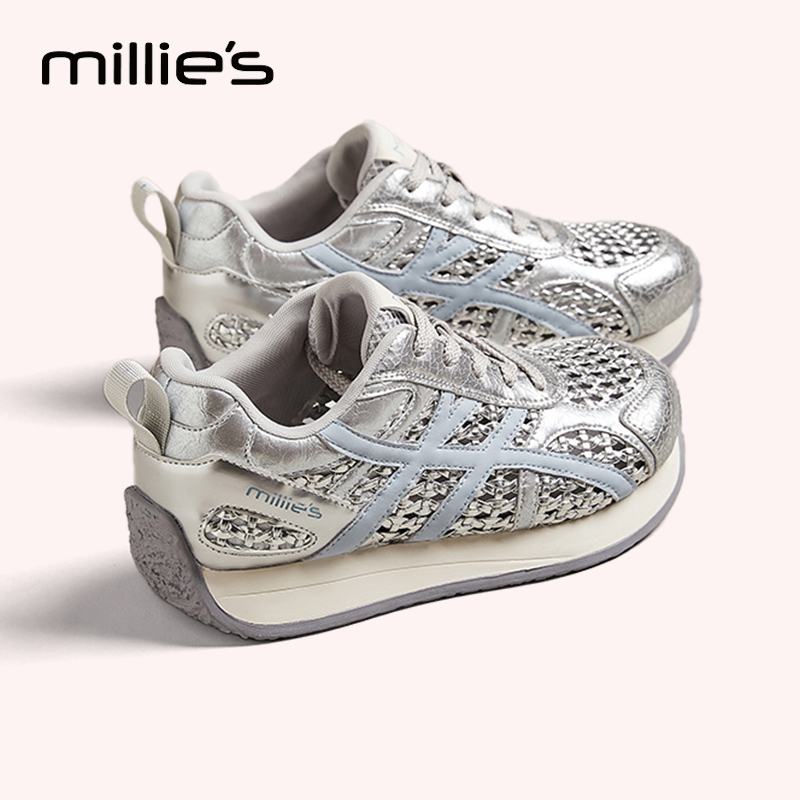 MILLIE'S/妙丽厚底增高运动鞋