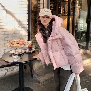 Women Jacket Short Hooded Down Jacket 2025 Winter Coat Korea