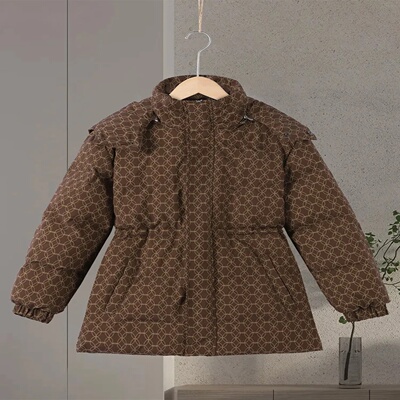Plaid Printed Cotton Quilted Thicken Coats For Women Zipper