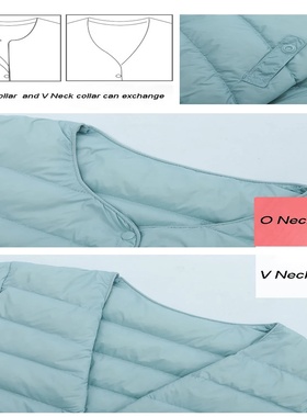 Woman Ultra Light Down Jacket Portable Parka Matte Fabric C