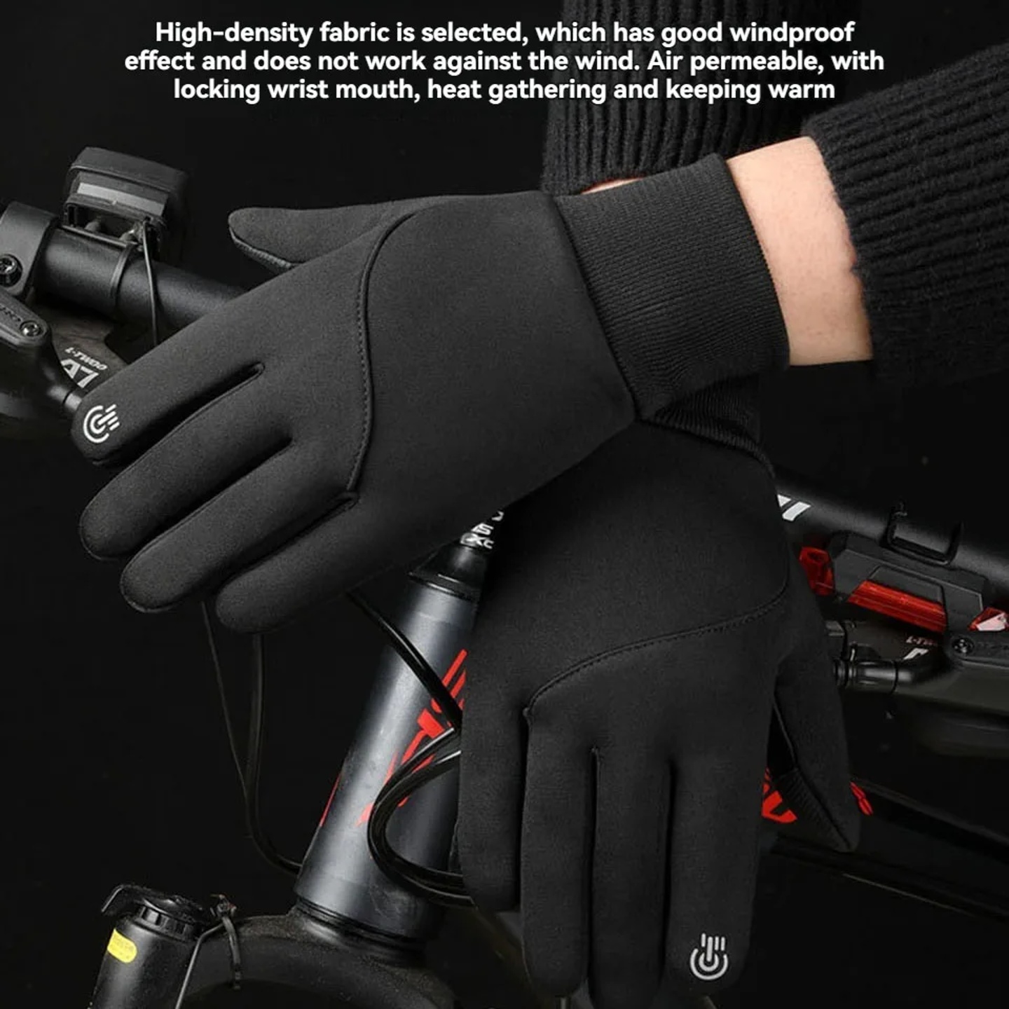 LOOGDEEL Cycling Gloves Motorcyclist Autumn Winter Warm Cam