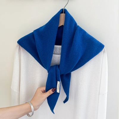 Knitted Scarf Women 100% Wool Winter Warm Scarves Bright So