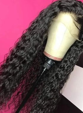 Black Long Curly Lace Front 13*3 Wigs for Black Women Long D