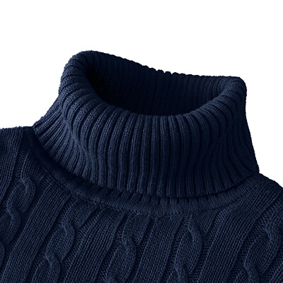 New Turtleneck Sweater Casual Men's Rollneck Knitted Sweate