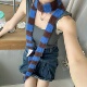 Accessories Sausage Scarf Clothing Soft Striped Warm Thi