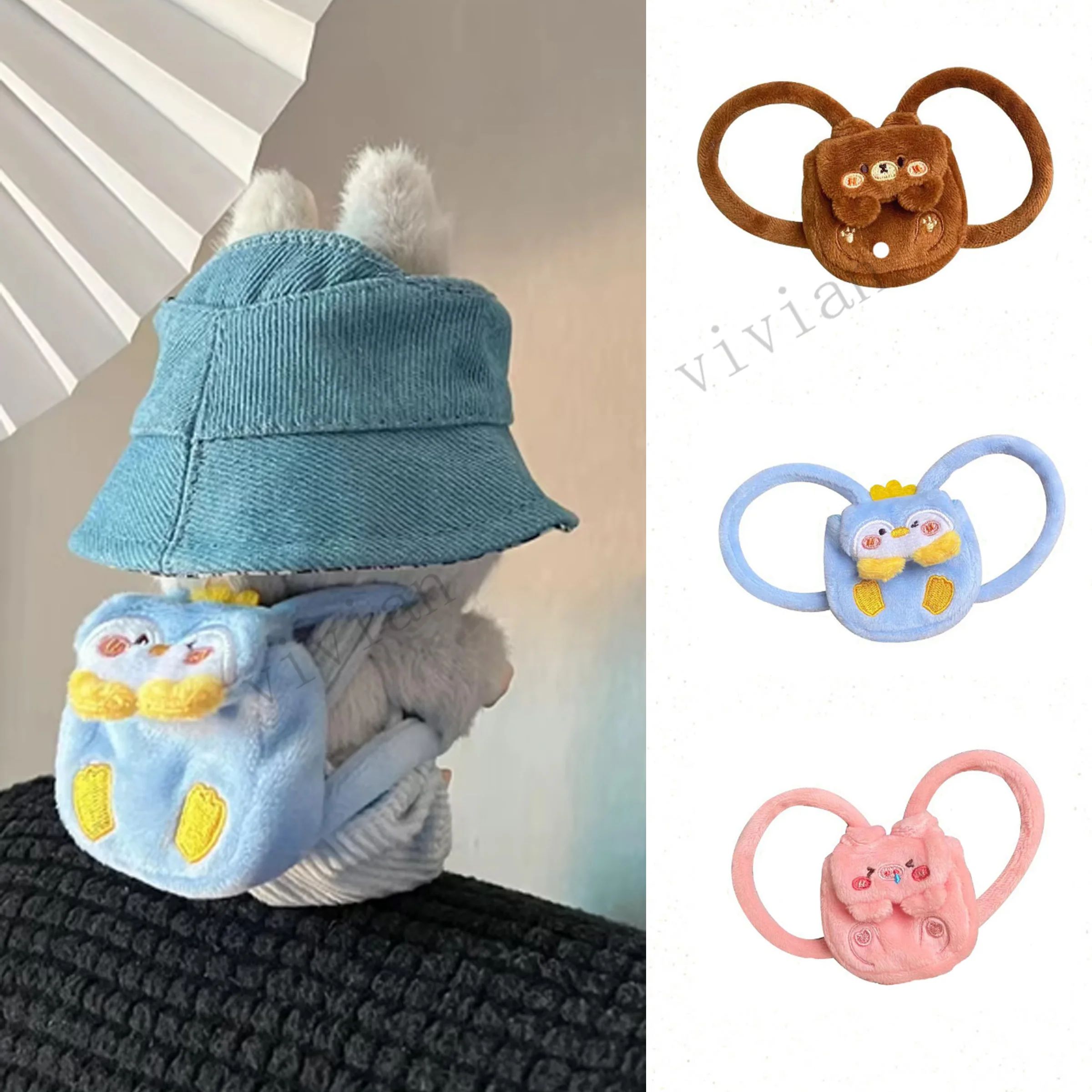 For 15-17Cm Labubu Backpack Handmade outfit BJD Doll Bags Ma