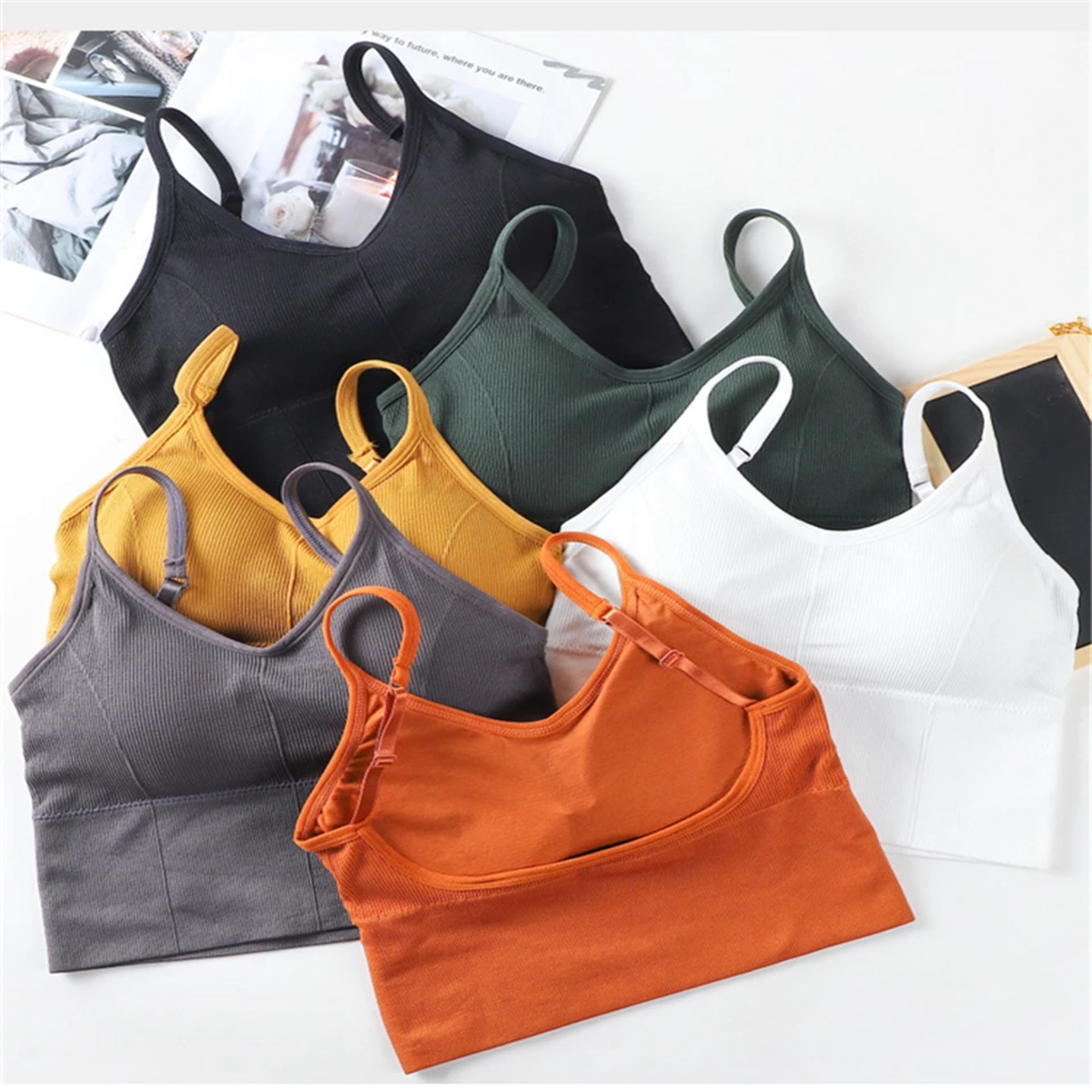 Women's tube top Beauty Back bralette Seamless sports bra w