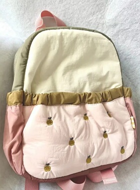 New Little Apple Embroidery Children's School Bag Fashionab