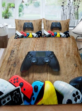 Gamer Bedding Set For Bedroom Soft Modern Gamepad Bedspread