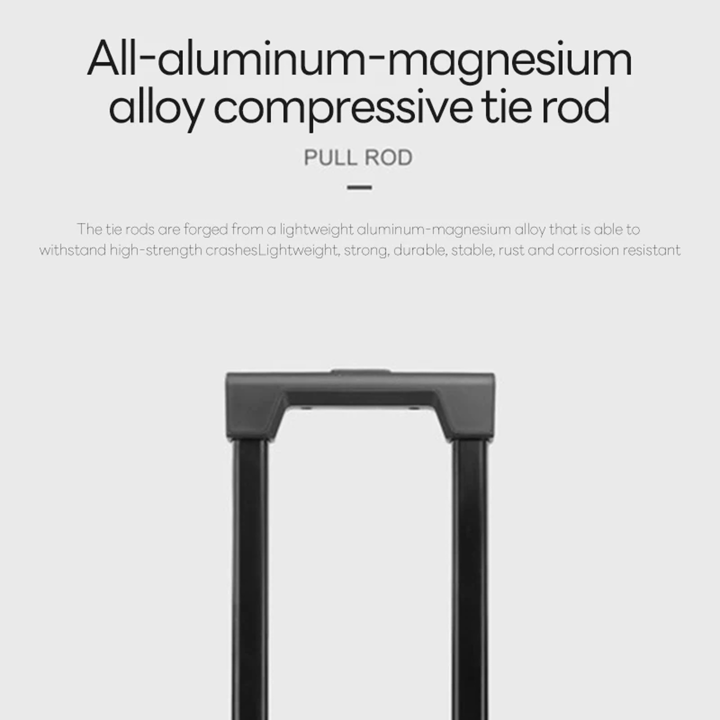 SUSHIMU 100% Aluminum-magnesium alloy Travel Suitcase Rolli