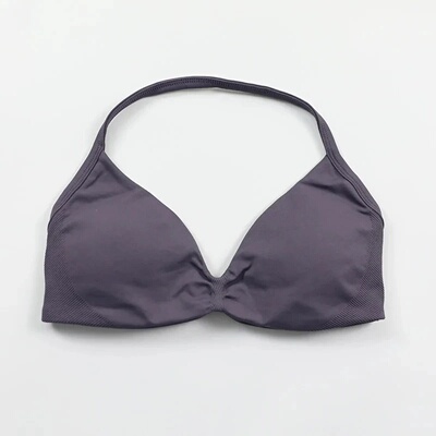 Strappy Bra Gym Top Women High Support Thin Strap Halter Sp
