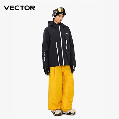 VECTOR Men Women 3L Cotton Ski Jacket Ski Pants Winter Warm