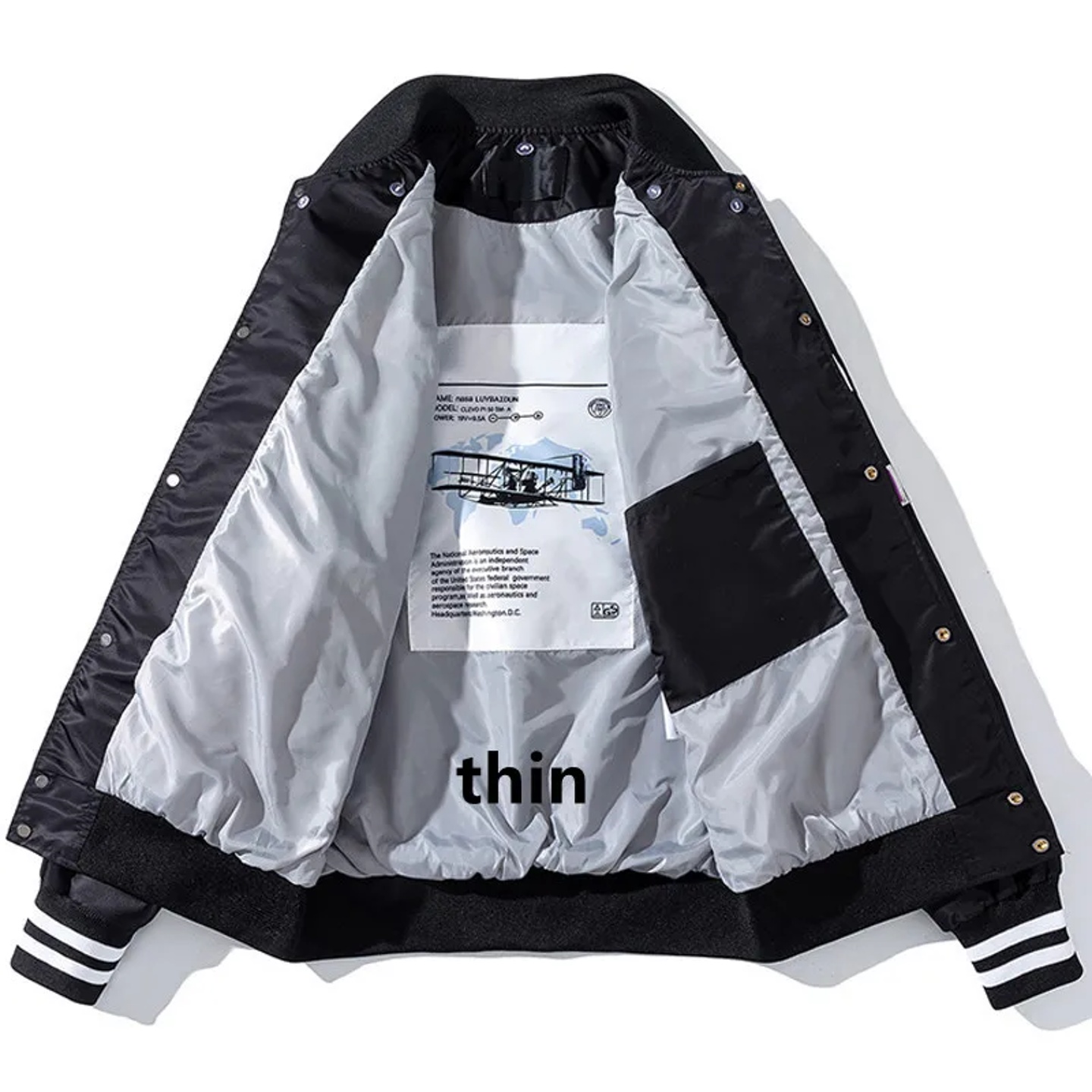 Winter Vintage Jacket Men Women Hip Hop Baseball Jacket Emb