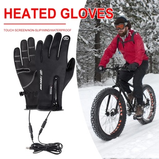Heated Gloves Eletric Thermal Heat Gloves Winter Warm Skiin
