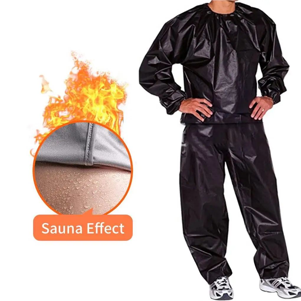 Fitness Sweat Sauna Suit Heavy Duty Weight Loss Exercise Tra