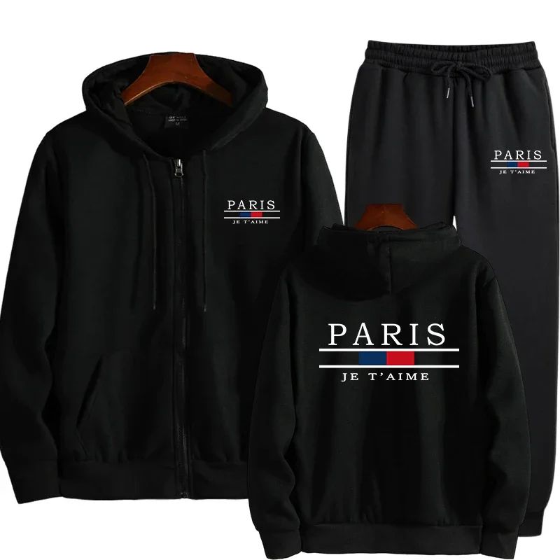 Sports Hot Sale Men's Tracksuit Hooded Casual Single Piece Z
