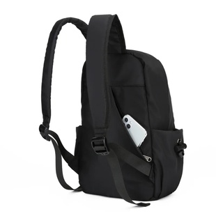 Mini Men's Backpack Fashion Small Black Shoulder School Bag