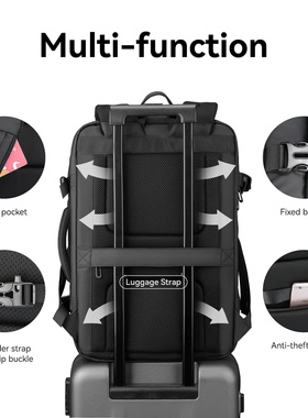 MARK RYDEN Large Backpack Men Rucksack 40L Expandable Busin