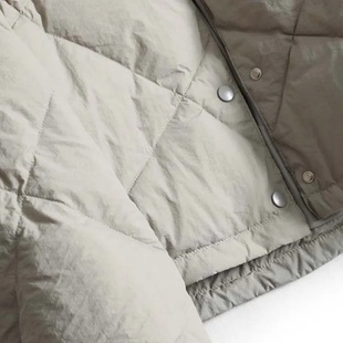 Pattern down Cotton Ele Winter Diamond Thiened Faion Color