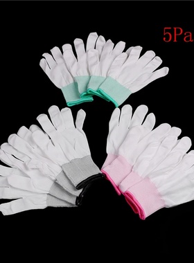 5pair Anti static ESD electronic working Gloves pu coated p