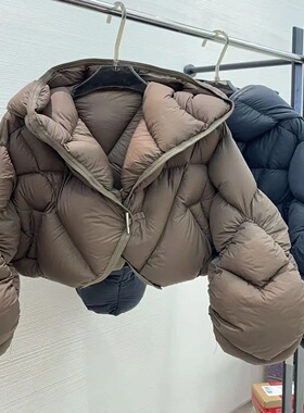2025 New Autumn Winter Women Down Jacket Soft Warm Coat Whi