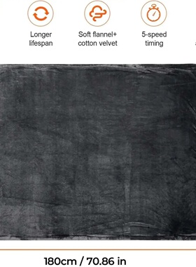 Heated Blanket-Electric Blanket,Soft Heated Throw Blanket w