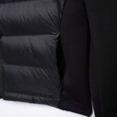 Jacket Patchwork Hooded Pockets Padded with Women Coat for