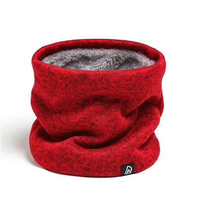Unisex Solid Cashmere Like Plush Winter Ring Scarf Women Me