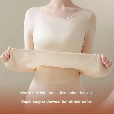 2pcs Thermal Underwear Sets for Woman Autumn Winter Bottomi