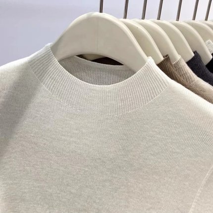 Women 2025 Solid Slim Pullover Autumn Winter Turtleneck Swe